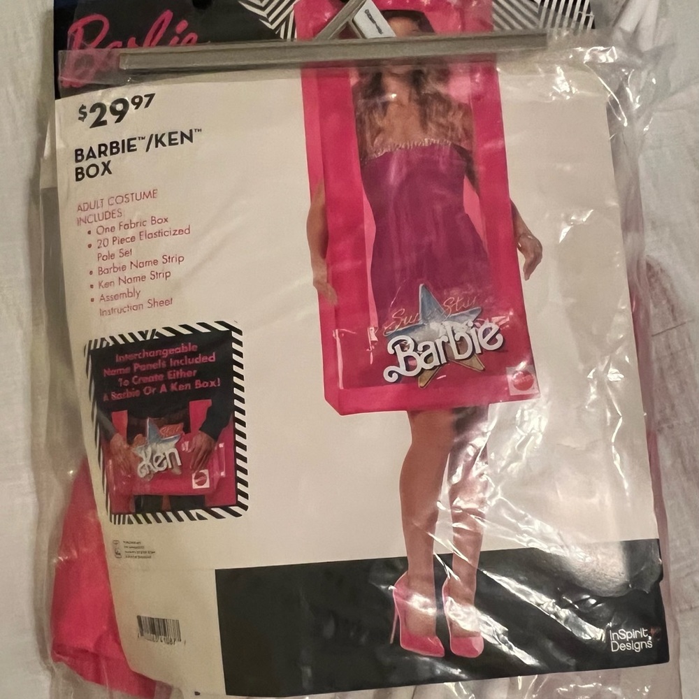 Barbie or Ken box costume